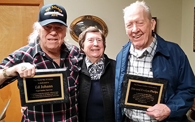 Ed Johann, Evelyn and Jim Phelps